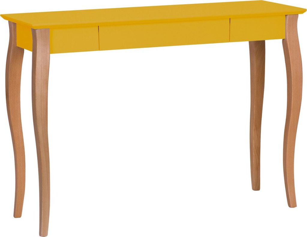 Biurko Ragaba Lillo Żółte 105 cm x 40 cm