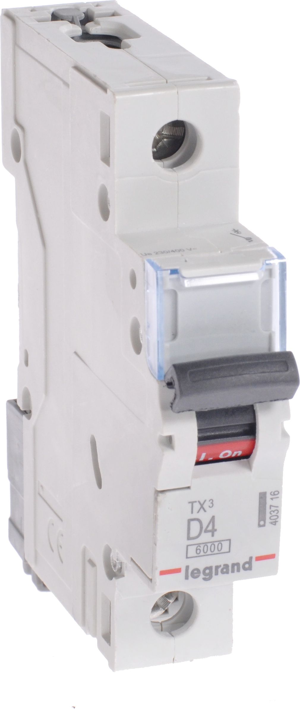 Legrand Wyłącznik nadprądowy 1P D 4A 6kA AC S301 TX3 (403716)