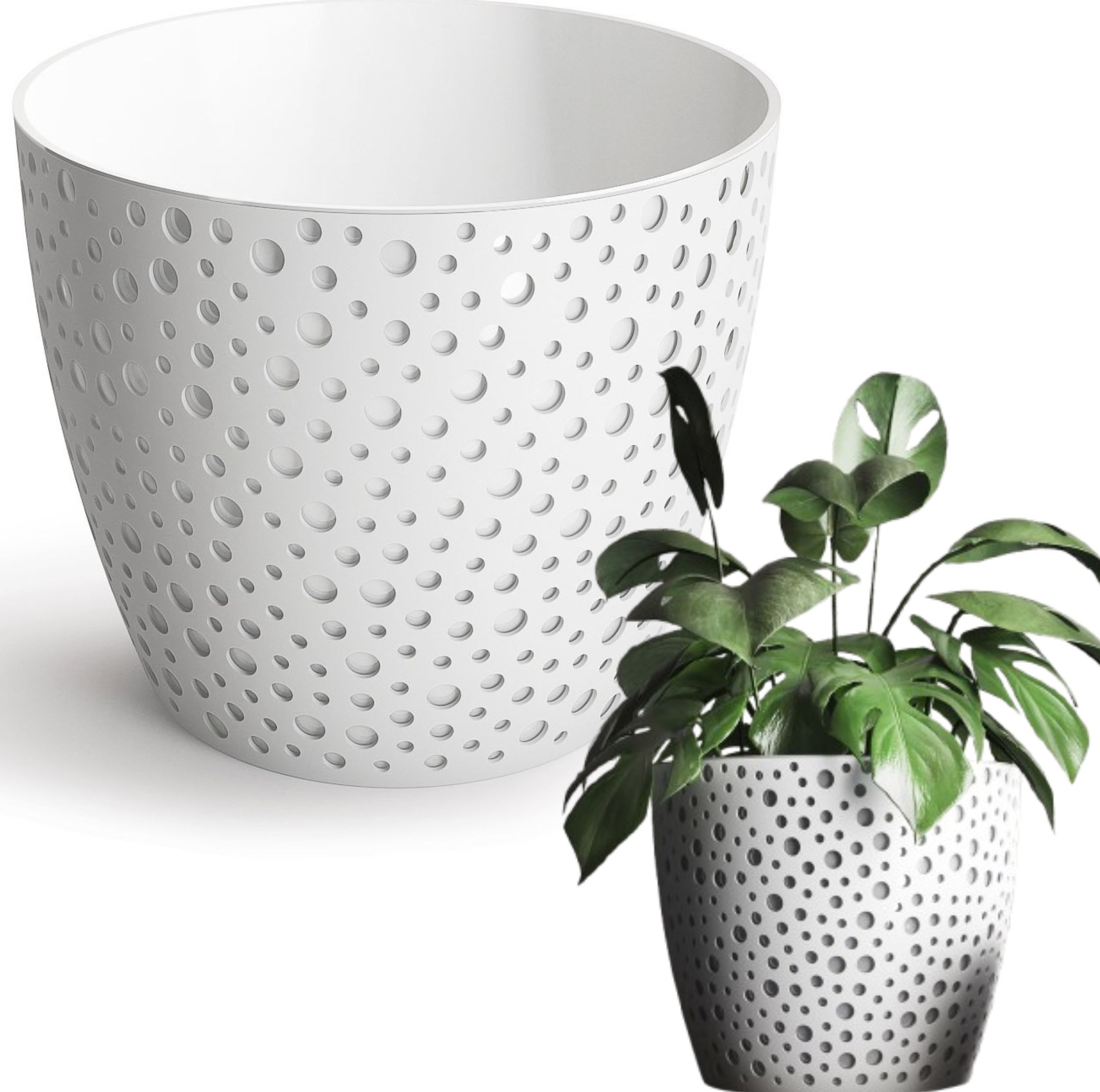 Doniczka okrągła VERO DV15 Donica + wkład wewnętrzny