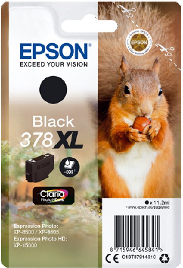 Tusz Epson Oryginalny tusz 378XL, black (C13T37914010)