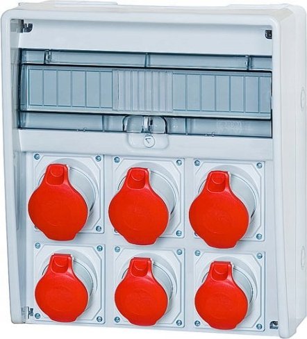 F-Elektro Rozdzielnica 17M ULISSE 6x32A/5P IP65