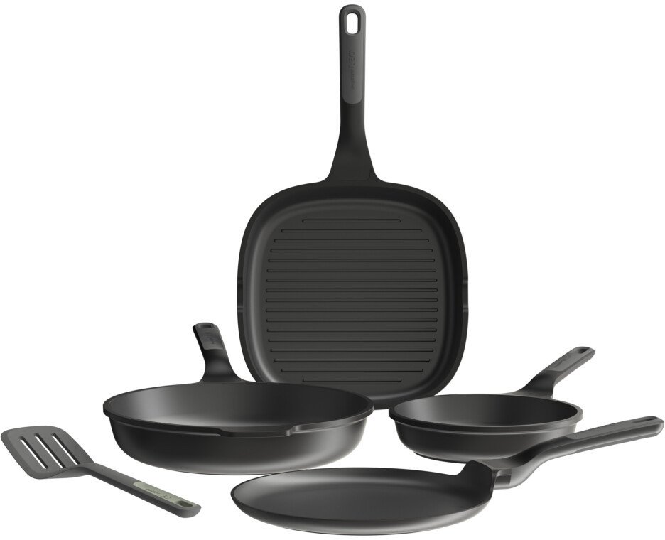 Zestaw patelni non-stick 4-el. Stone+ & łopatka Balance BergHOFF