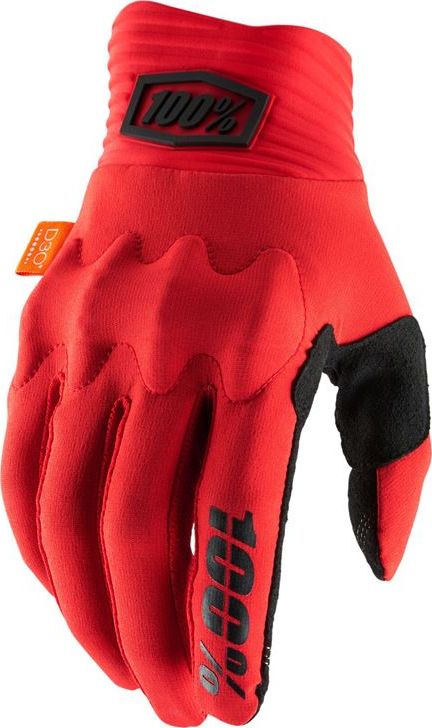100% Rękawiczki 100% COGNITO Glove red black roz. XL (długość dłoni 200-209 mm) (NEW)