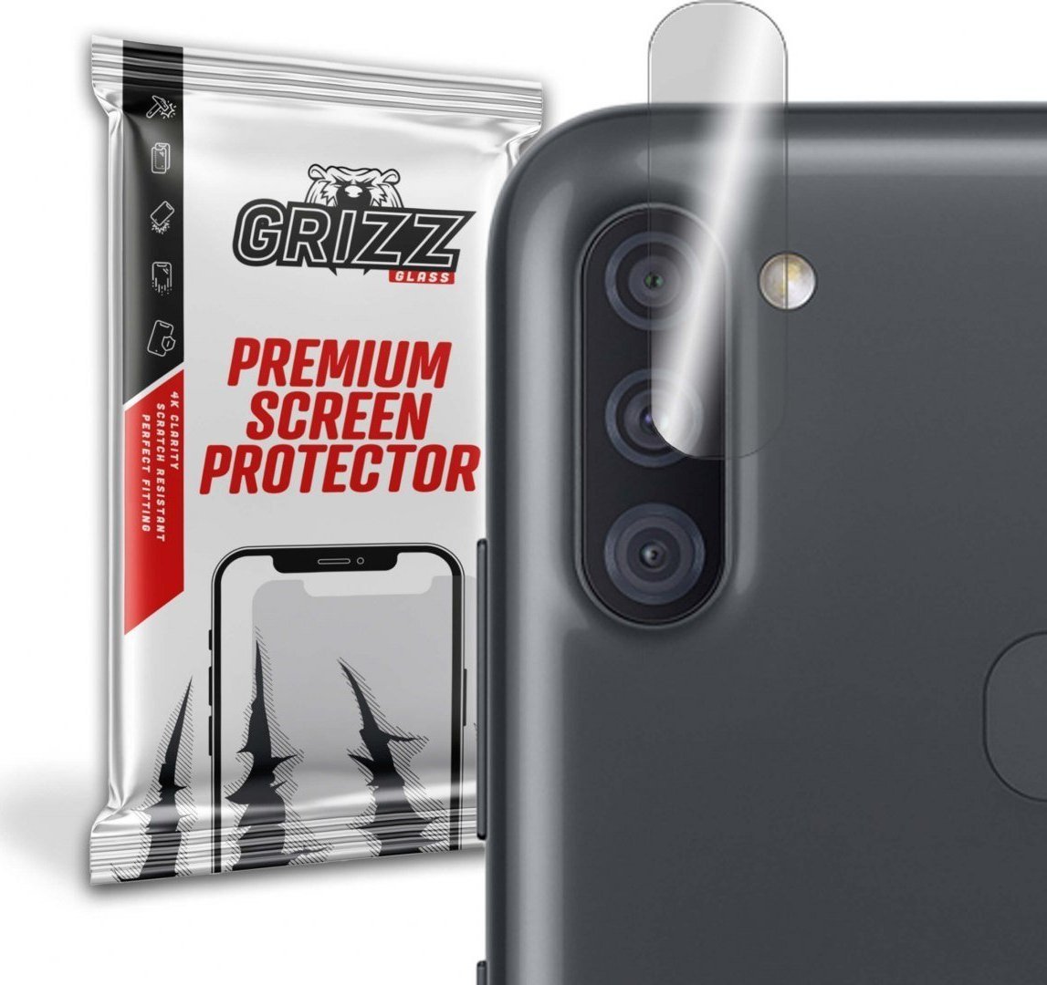 GrizzGlass Szkło hybrydowe na aparat Grizz Samsung Galaxy A11