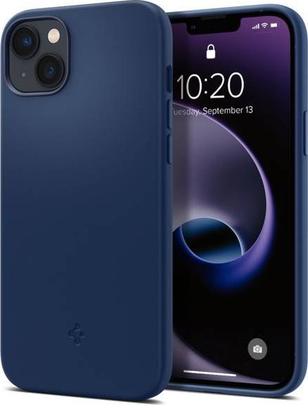 Spigen Etui Spigen Silicone Fit Mag MagSafe Apple iPhone 14 Plus Navy Blue