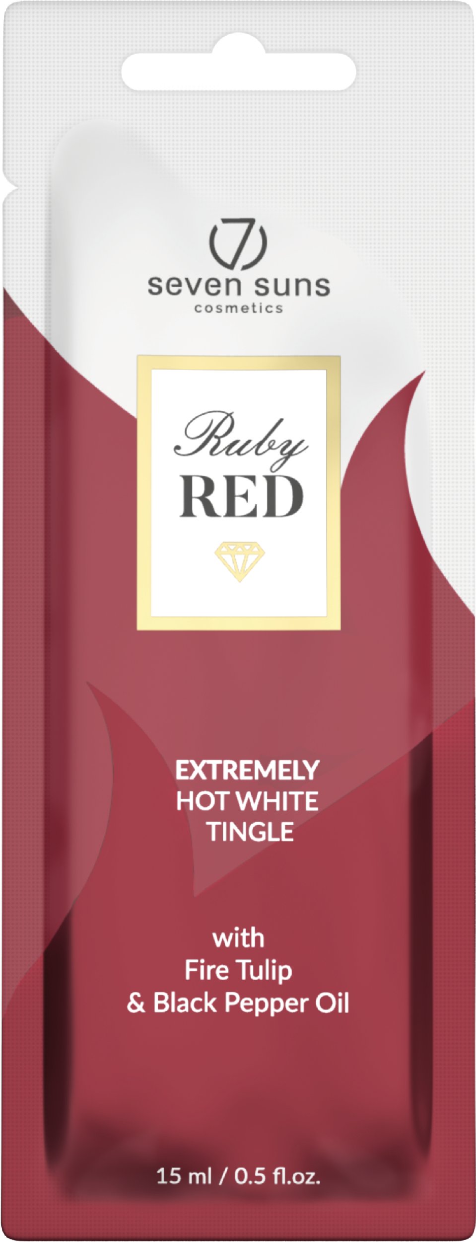 7suns Ruby Red Extremely Hot White Tingle x10szt