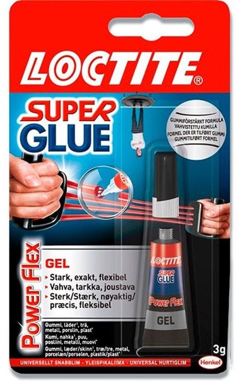 Lim Loctite Super Glue Power Flex lim 3g/tube