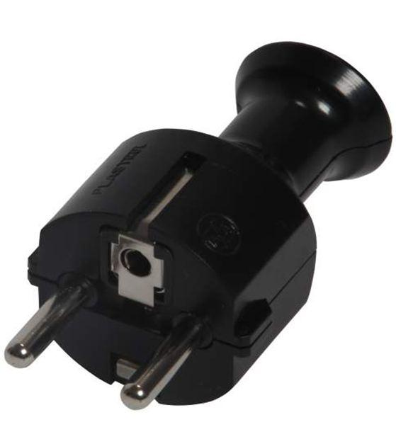 Opal Wtyczka prosta rozbieralna WT-40 2P+Z 16A czarna