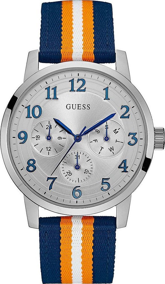 Zegarek Guess Zegarek męski Guess W0975G2 niebieski