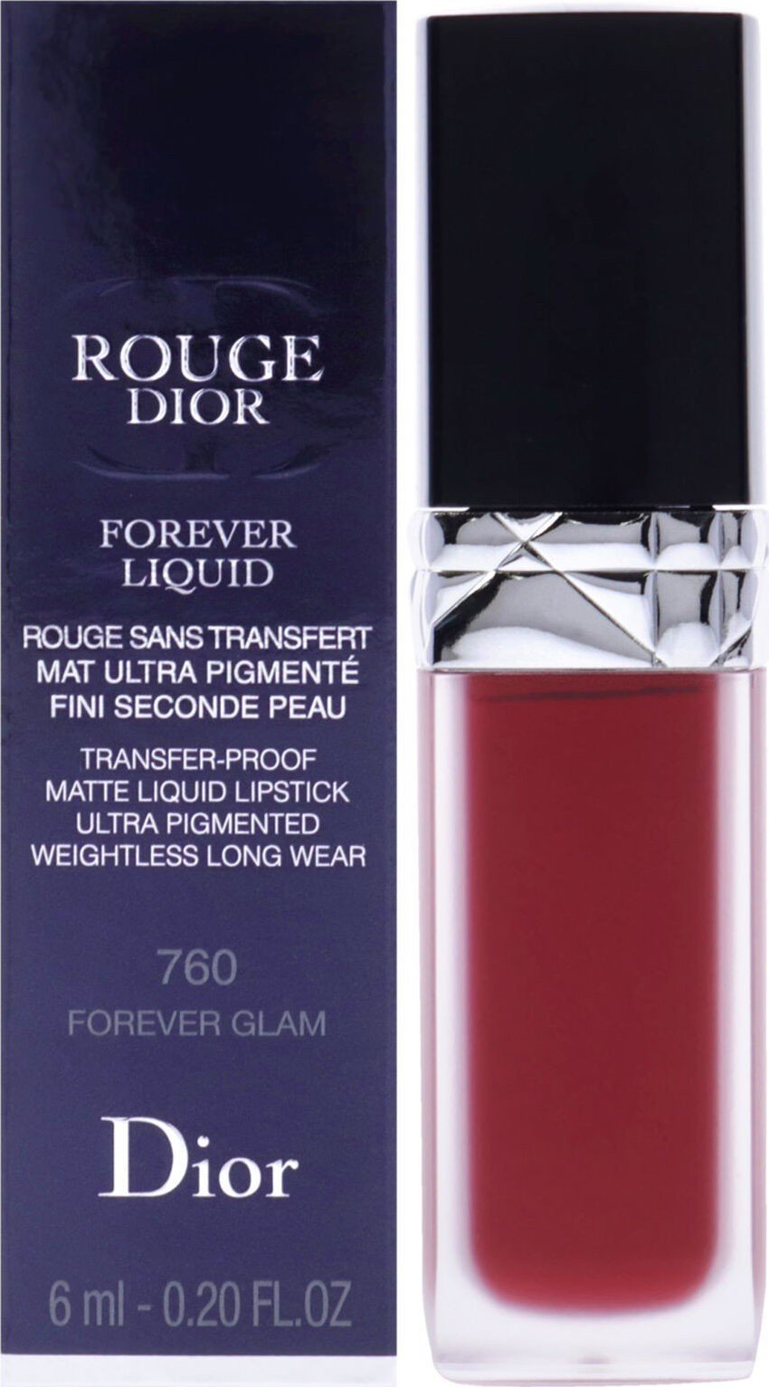 Dior Rouge Forever Liquid Lipstick 760 Forever Glam 6ml