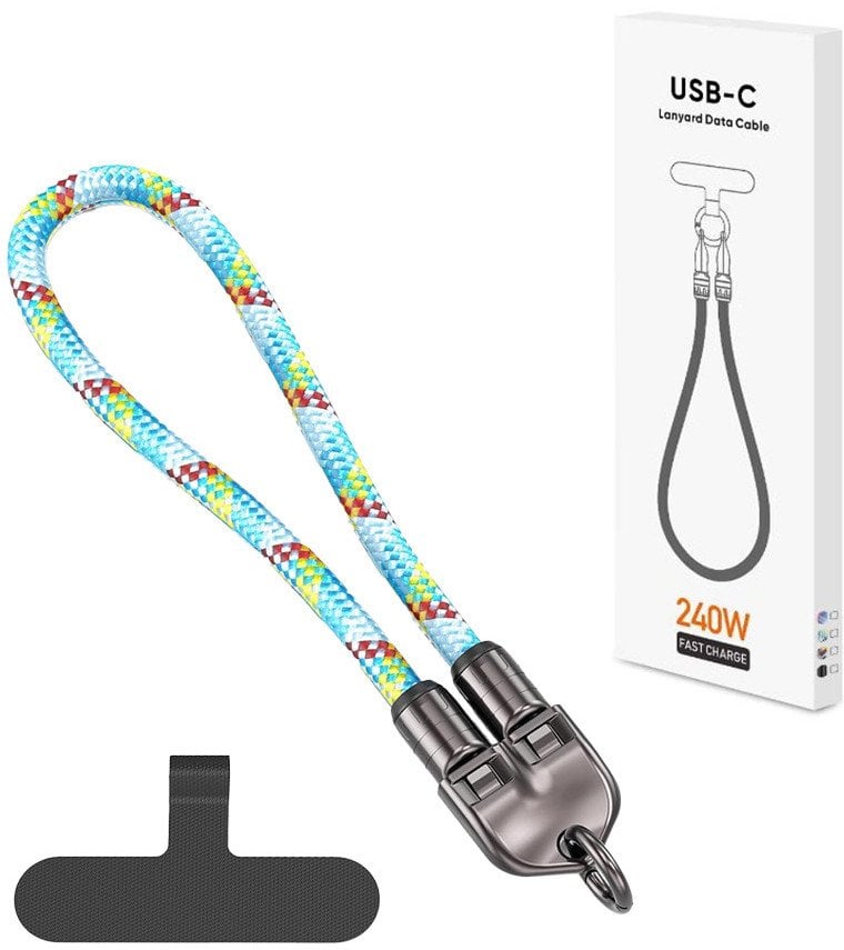 Kabel USB Vega USB-C - USB-C Niebieski (36080)