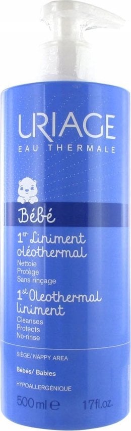 Alkotest URIAGE_Bebe 1st Oleothermal Liniment oletermiczny krem do pielęgnacji okolic pieluszkowych 500ml