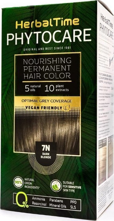 ENERGY OF VITAMINS HERBAL TIME Phytocare Farba do włosów naturalna 7N Dark Blonde