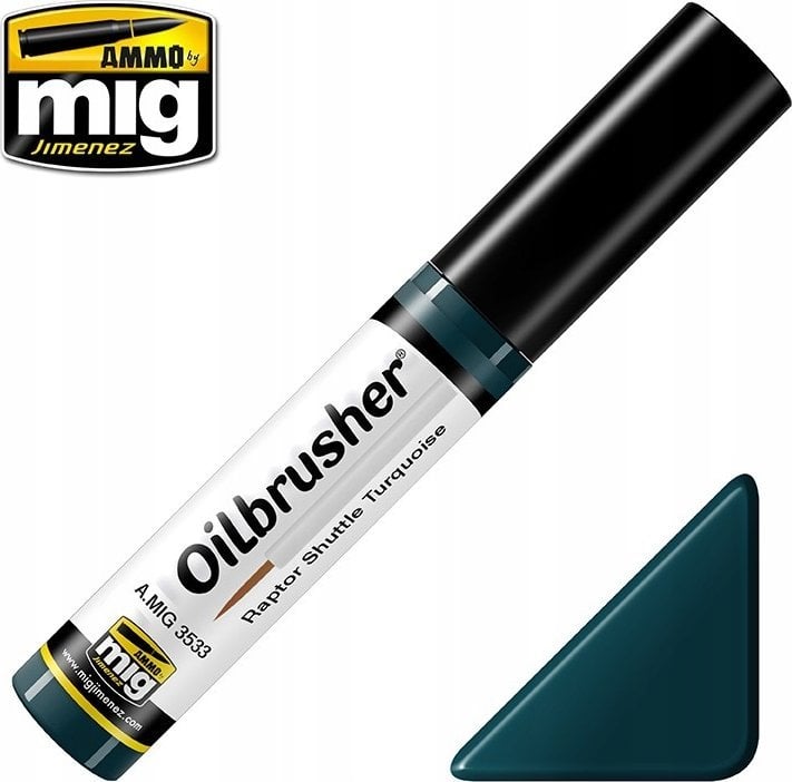 Vallejo Ammo: Oilbrusher - Raptor Shuttle Turquoise (10 ml)