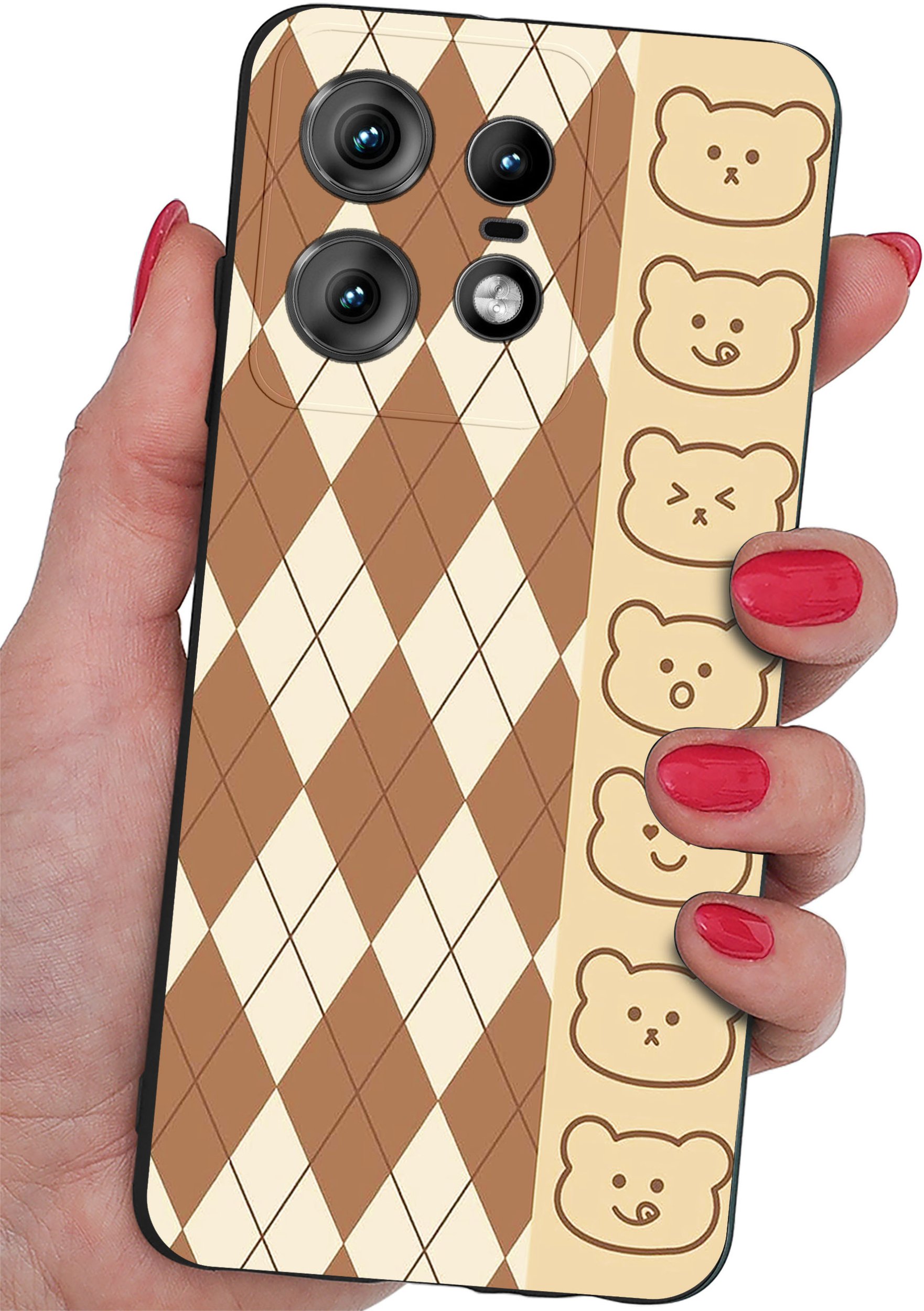 Etui do Motorola Moto EDGE 50 Pro WZORY |SILIKONOWE MATT CASE