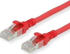 Roline ROLINE - Patch- Cable - RJ- 45 (M) to RJ- 45 (M) - 1.5 m - UTP - CAT 6a - halogen free, shaped, stranded - red (21.15.2714)