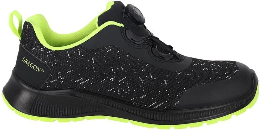 Reis BRMATRIX S1PS FO SR - Buty bezpieczne męskie z dzianiny tekstylnej z syntetyczną skórą zamszową podeszwa antypoślizgowa, olejoodporna, antyelektr