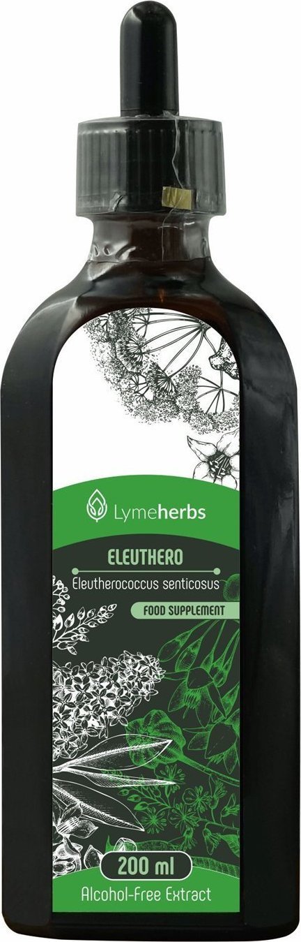 Lymeherbs Żeń-szeń syberyjski nalewka bezalkoholowa (200ml)
