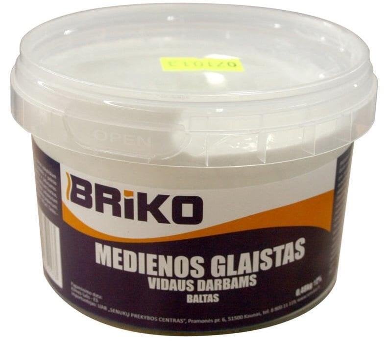 WOOD FILLER INTERIOR BRIKO WHITE 0.48KG