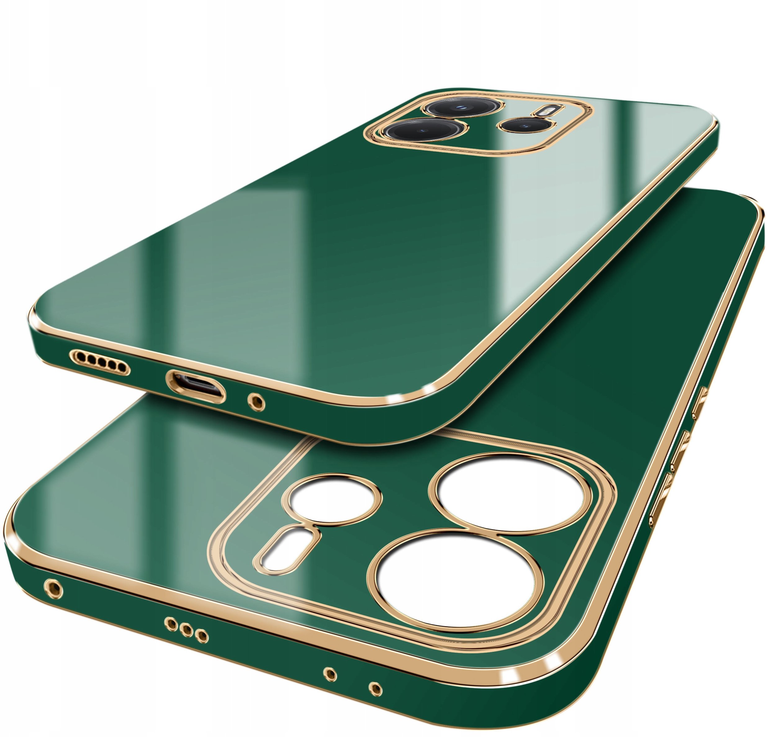 Etui do Xiaomi Redmi Note 14 5G SILIKONOWE ELEGANCKIE SLIM + Szkło 9H