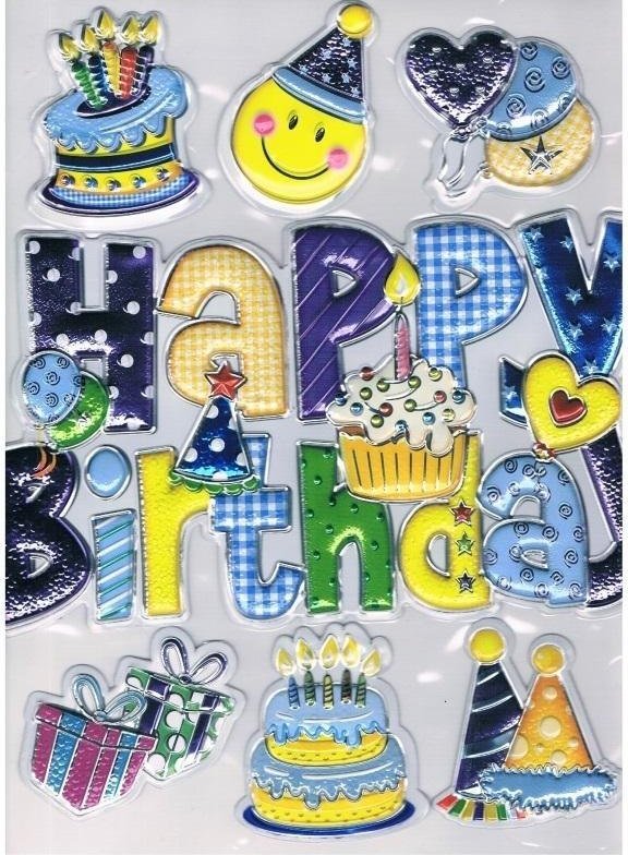 Naklejki wypukłe Birthday Boy