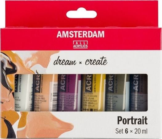 Artequipment TALENS AMSTERDAM ZESTAW 6X20ML PORTRAIT COLORS uniw