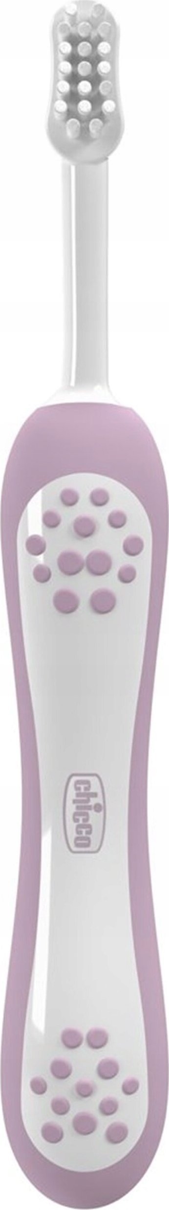 CHICCO_Szczoteczka do zębów 6-36m Liliowy