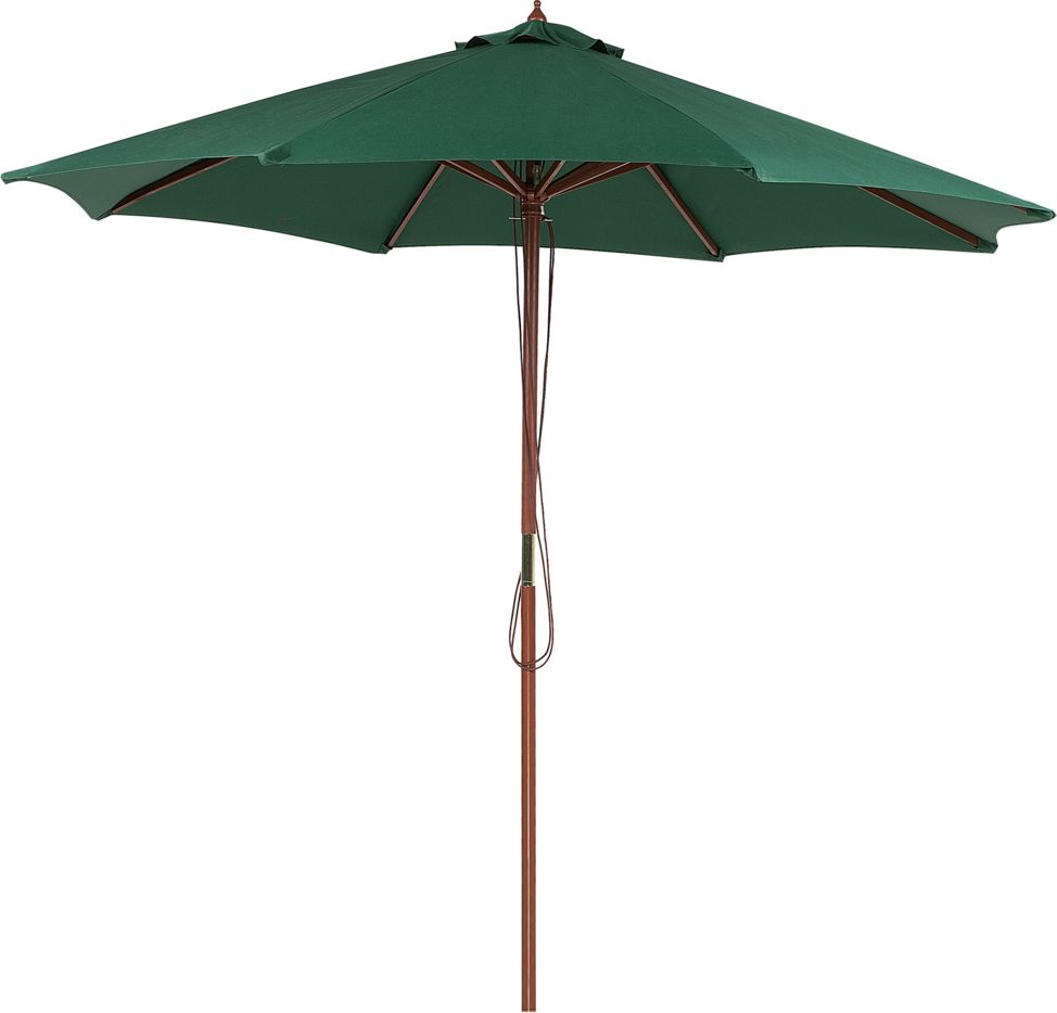 Beliani Parasol ogrodowy 270 cm zielony TOSCANA (140290)