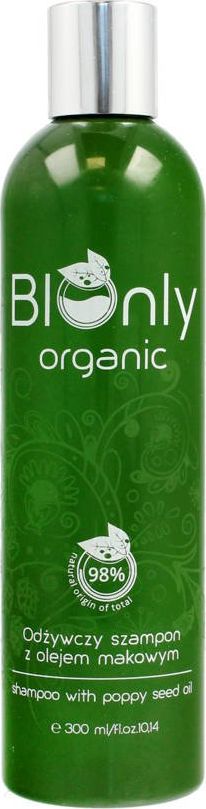 BIOnly BIOnly Organic Szampon do włosów odżywczy z olejem makowym 300ml