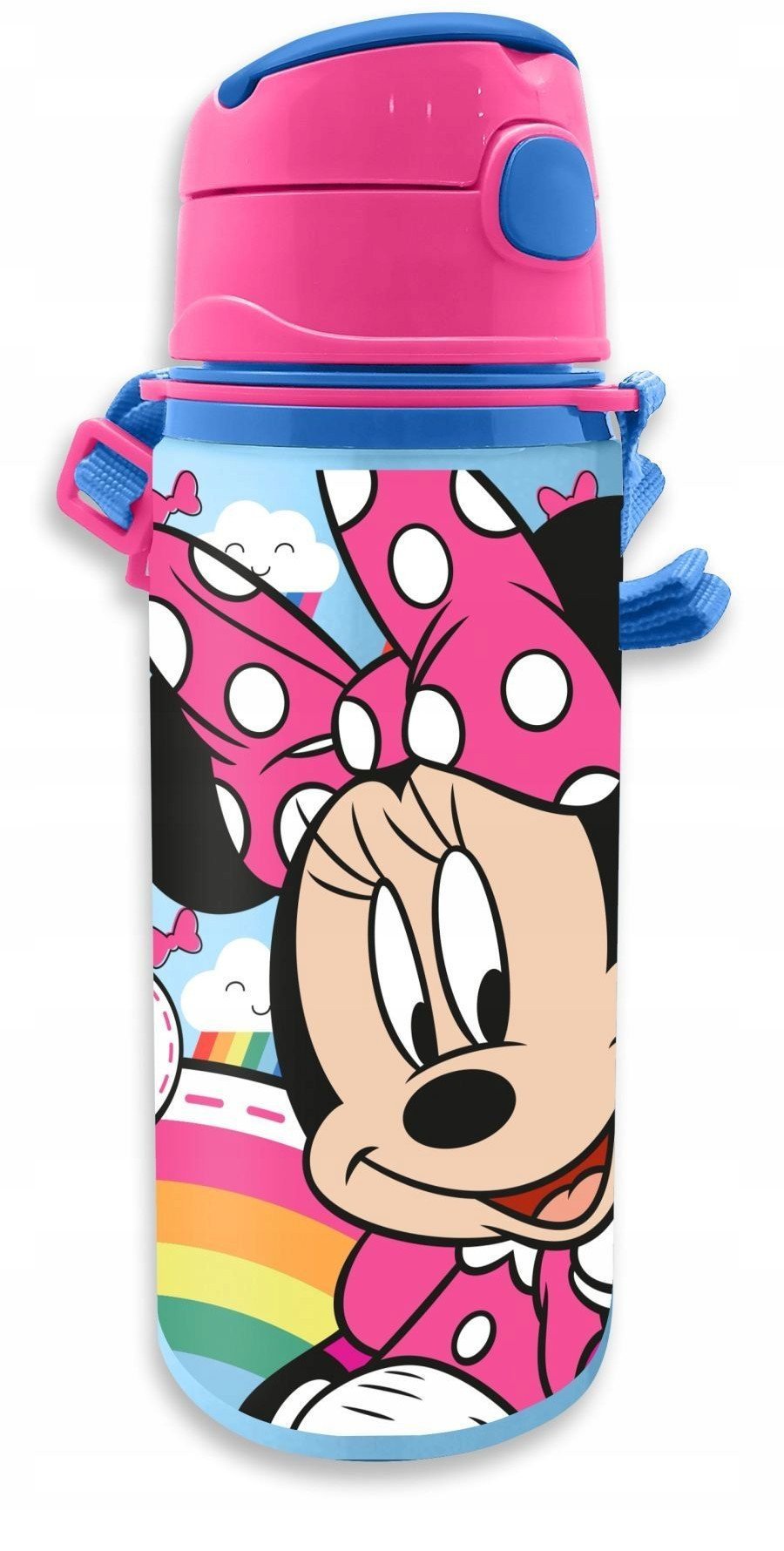 Bidon Aluminiowy z Ustnikiem 600 ml Myszka Minnie / MN30015