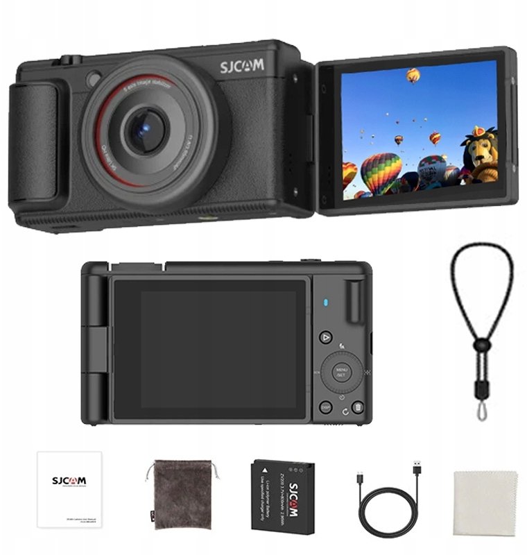 Aparat Cyfrowy SJCAM ZV200 dla nastolatków Młodzieży kamera WEBCAM 5K 80Mpx