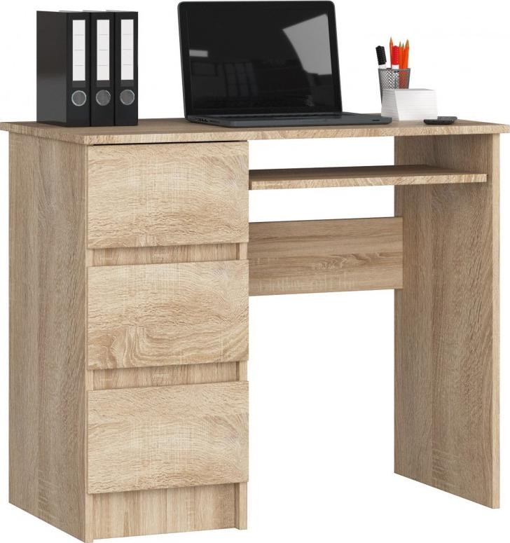 Biurko Fabryka Mebli Akord A-6 Jasnobrązowe 90 cm x 50 cm