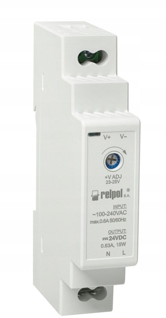 Zasilacz impulsowy modułowy 90-264 V AC 24 V DC 0,63 A moc 15 W 2617005 RZI15-24-MN