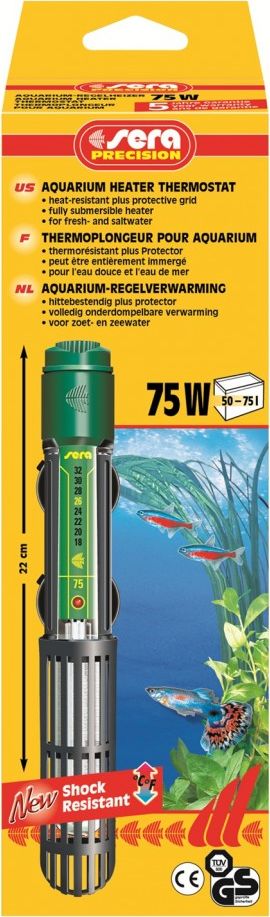 Sera Grzałka z termostatem 75 W, 22 cm