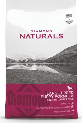 DIAMOND PET FOODS Diamond Naturals Large Breed Puppy Lamb & Rice 15 kg. Jagnięcina z ryżem dla szczeniaków ras dużych. sztuka