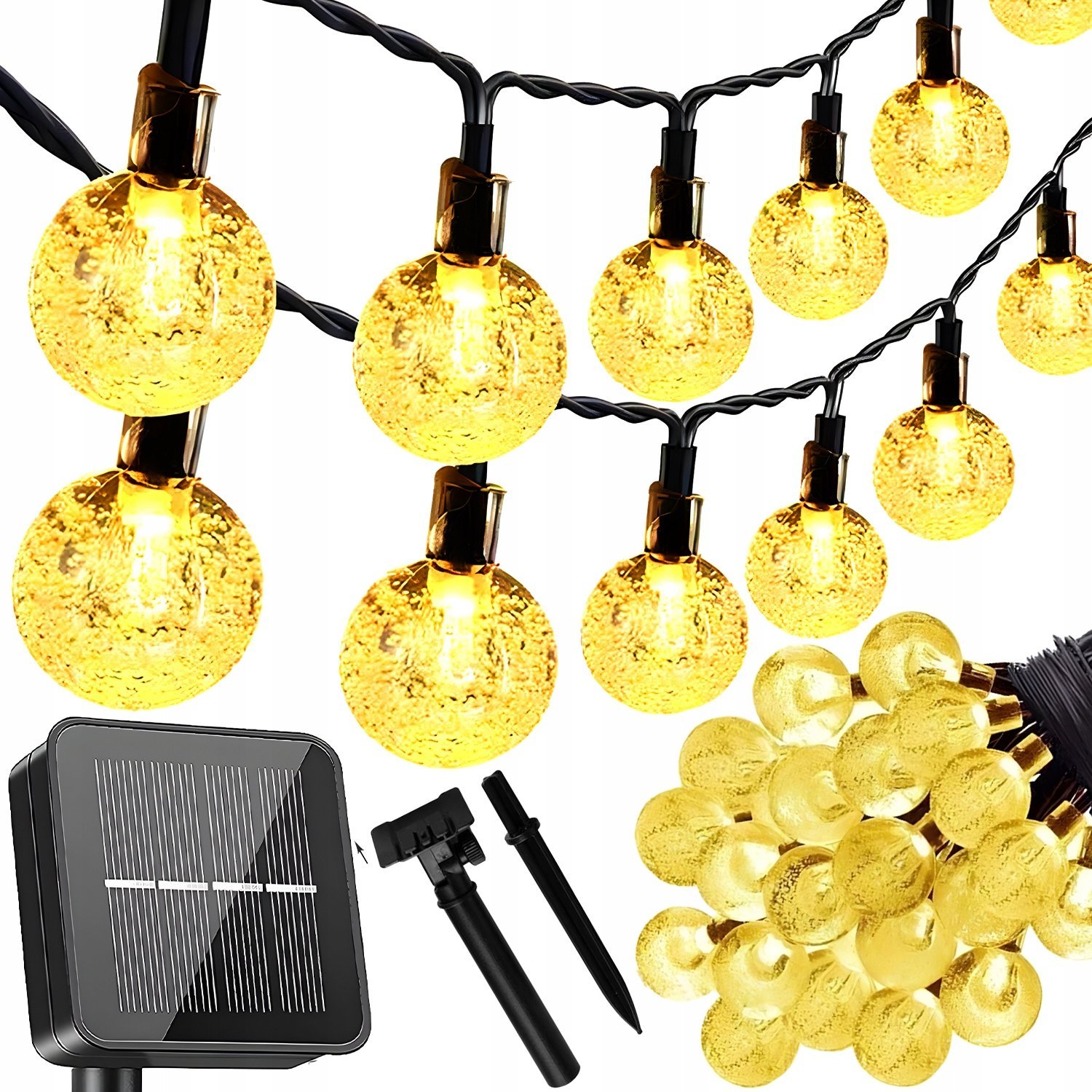 GIRLANDA SOLARNA LED MONO 10m RPSL-60L