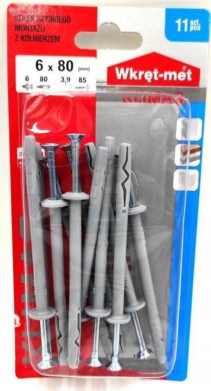 Wkręt-met BLI KOŁ.DO SZYBK.MONTAŻU 6X80 Z KOŁ kod: