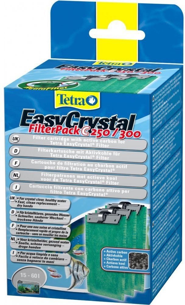 Tetra Wkłady Tetra EasyCrystal C 250/300 z aktywnym węglem