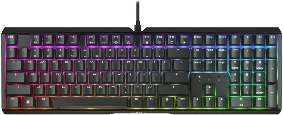 CHERRY XTRFY MX 3.1 klawiatura Gaming USB QWERTY Angielski Czarny