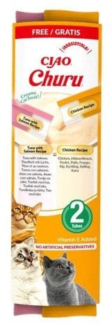 INABA CAT CHURU SNACK PUREE przysmak dla kota 2x14g