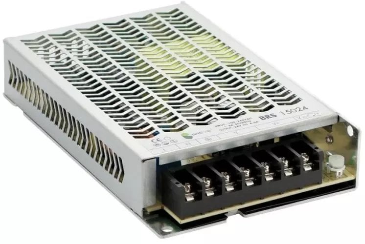 Zasilacz impulsowy BRS 15024 230/ 24V 6,5A 156W modułowy do wbudowania, Uzas: 85-264VACVAC, Ta70, 17000-1890