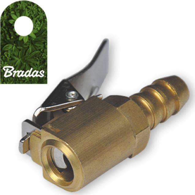 Bradas Rozkręcana końcówka do pompowania kół 6mm BRADAS 8246