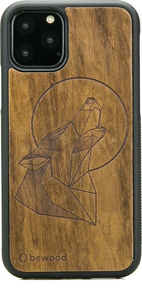 BeWood Drewniane Etui na iPhone 11 PRO WILK IMBUIA