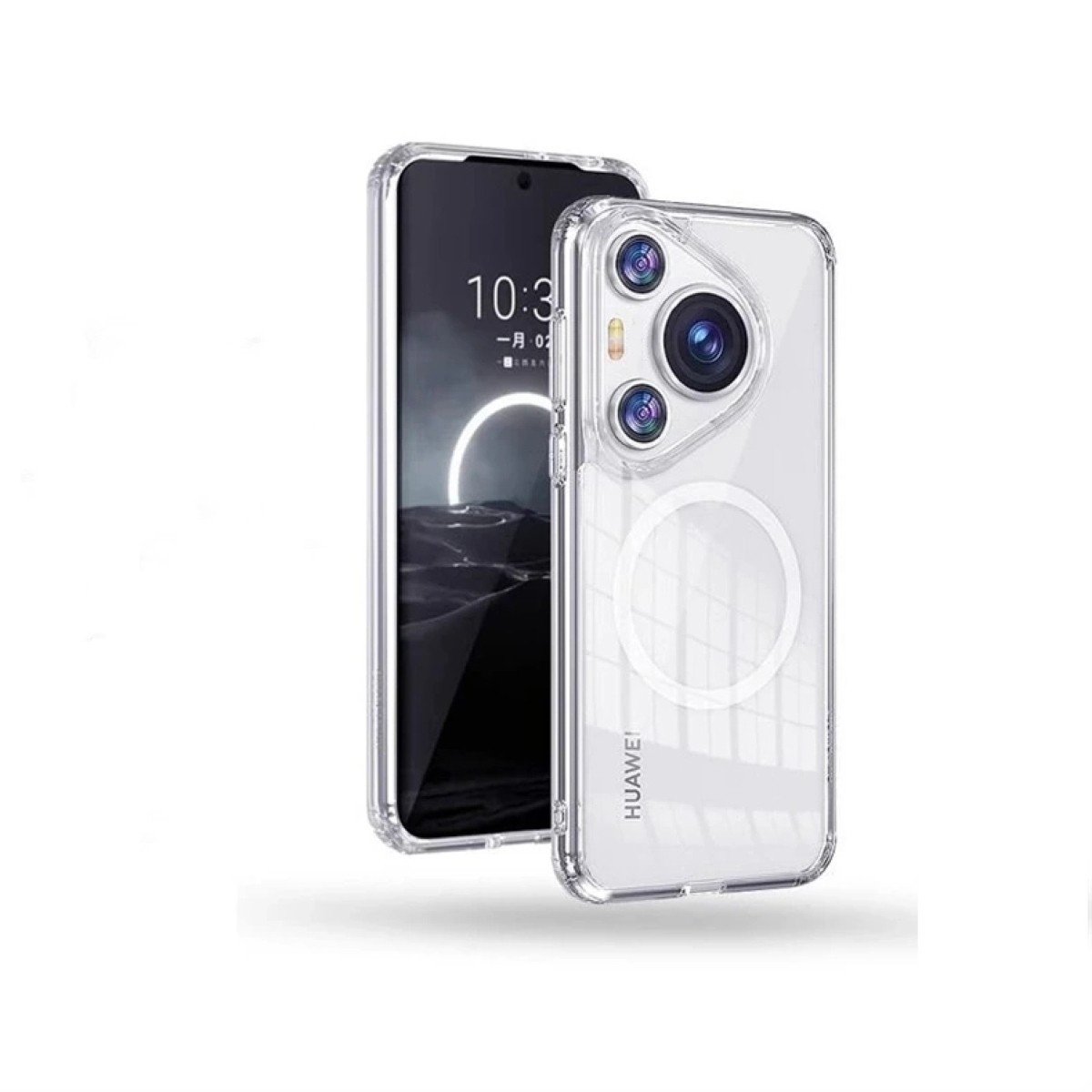 Etui Supero Tpuacrylic Magsafe do Huawei Pura 70 Pro, przezroczyste
