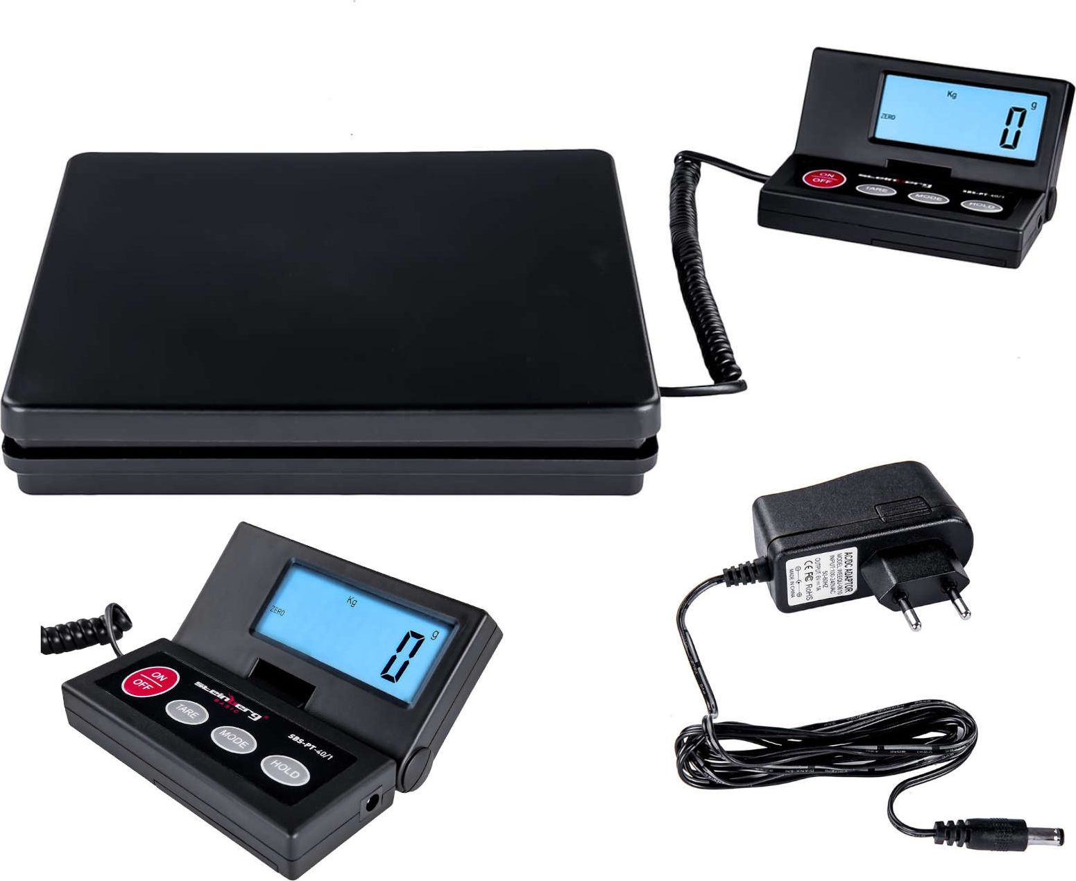 Steinberg Waga platformowa pocztowa do paczek SBS-PT-50/2 do 50kg / 2g