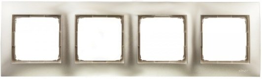 Kontakt-Simon Ramka poczwórna SIMON54 uniwersalna złota - DR4/44