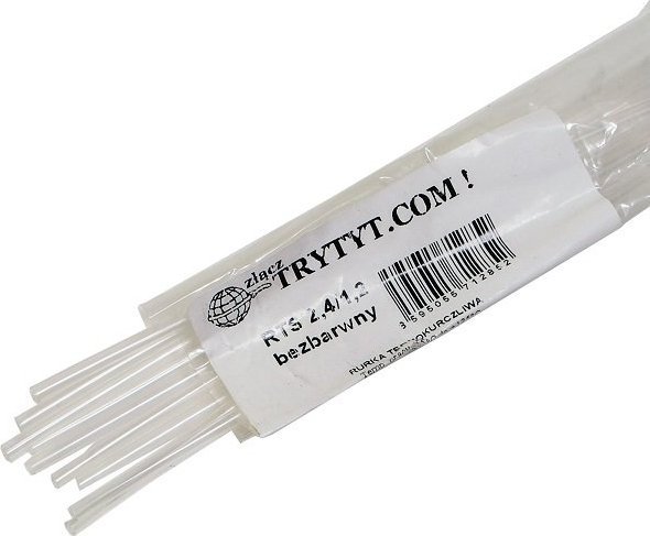 Trytyt 10x Koszulka termokurczliwa RTS 2,4/1,2 bezbarwna