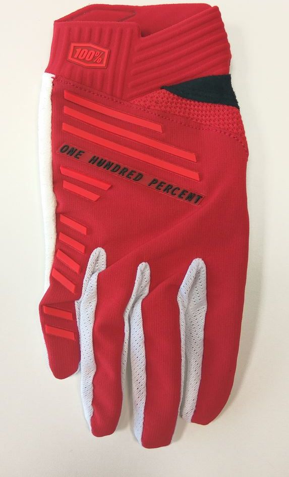 100% Rękawiczki 100% R-CORE Glove cherry roz. L (długość dłoni 193-200 mm) (NEW)