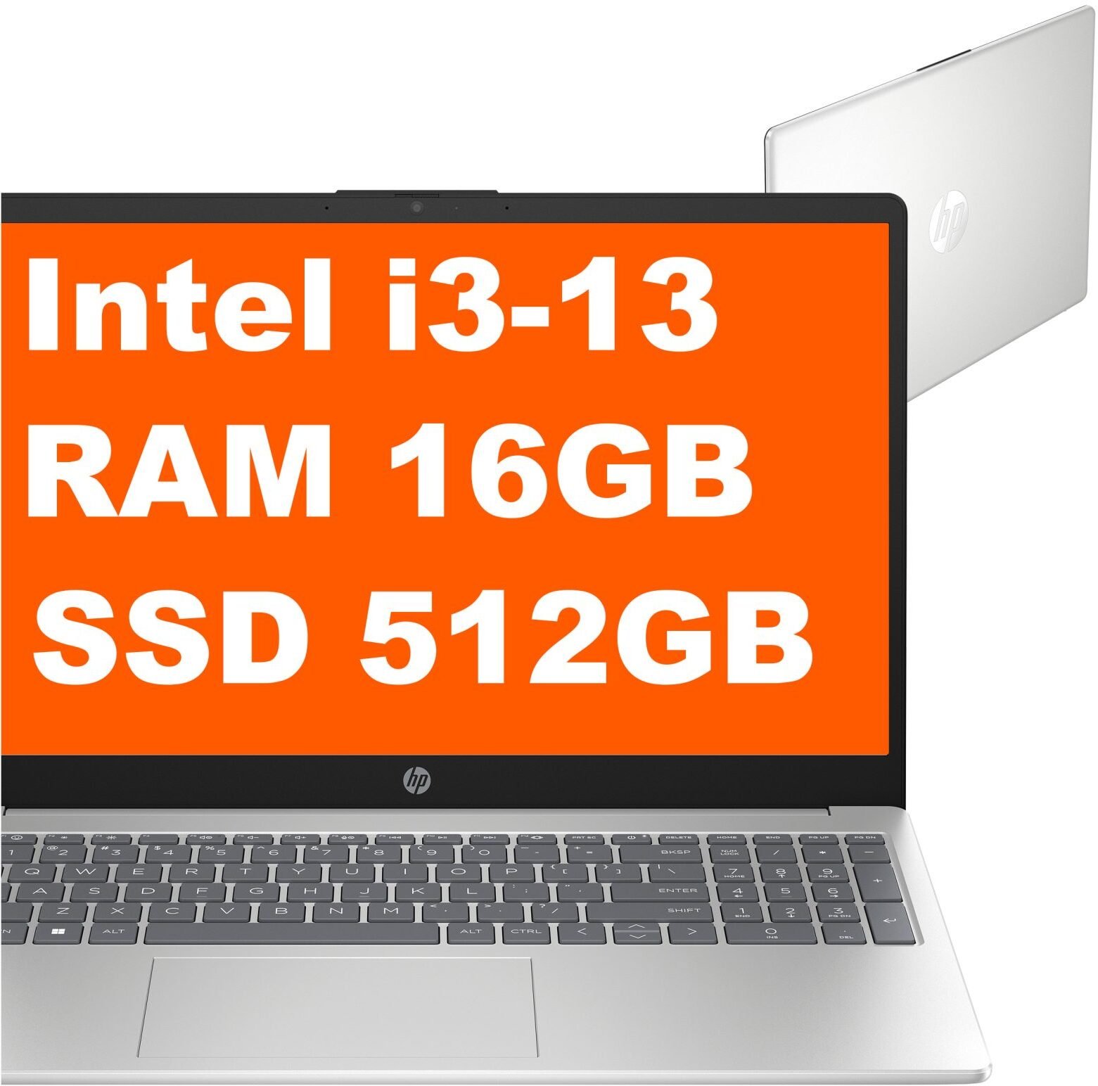 Laptop do pracy biurowej HP 15-fd0083ca / B9LH9UA / Intel i3-13 / 16GB / SSD 512GB / FullHD / Win 11