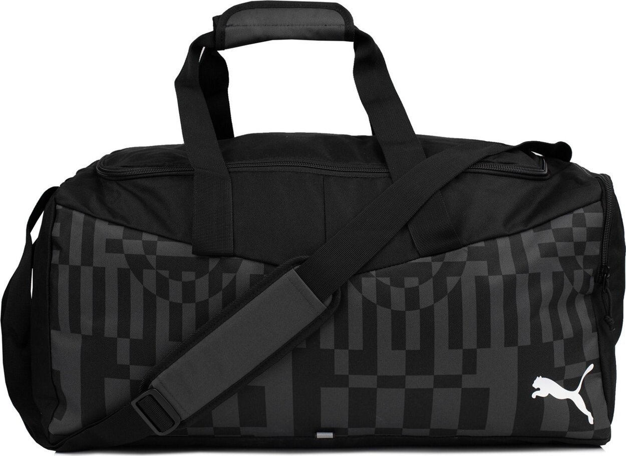 Puma Torba sportowa individualRISE Medium szaro-czarna (79913 03)